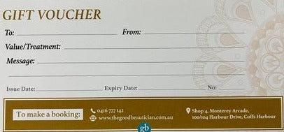 The Good Beautician Gift Voucher